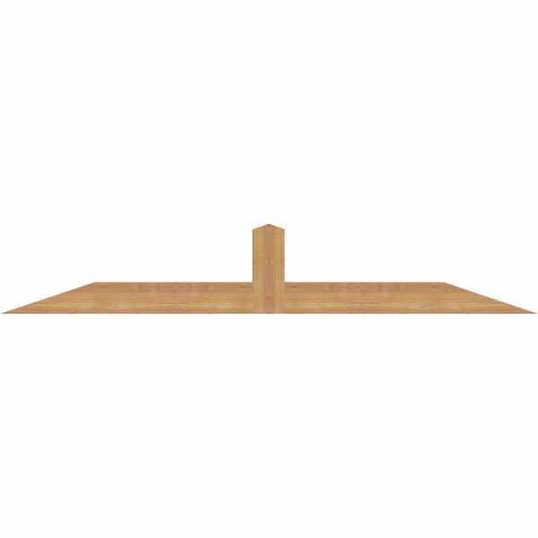 Ekena Millwork Portland Smooth Timber Gable Bracket, Western Red Cedar, 60"W x 10"H x 3 1/2"D x 3 1/2"F, 4/12 Pitch GBW060X10X0404POR00SWR - main